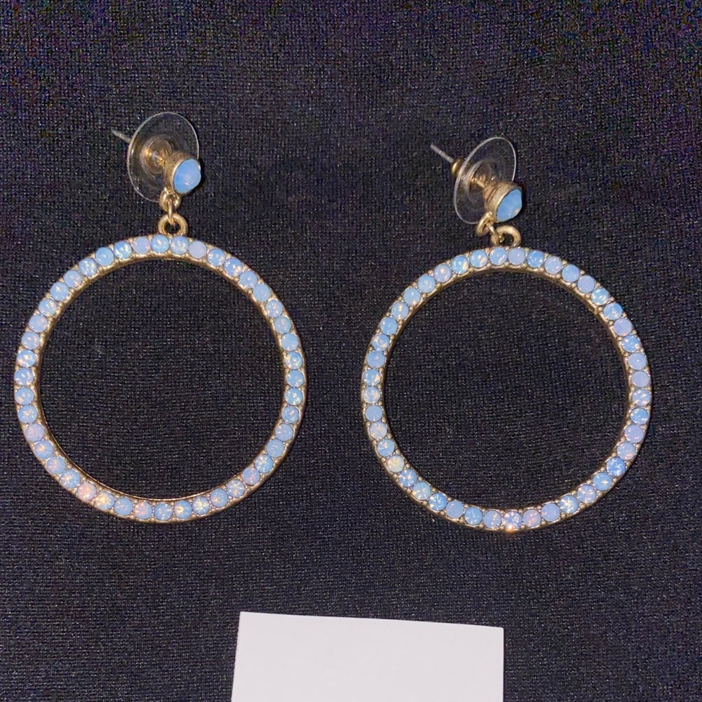 Light blue earrings